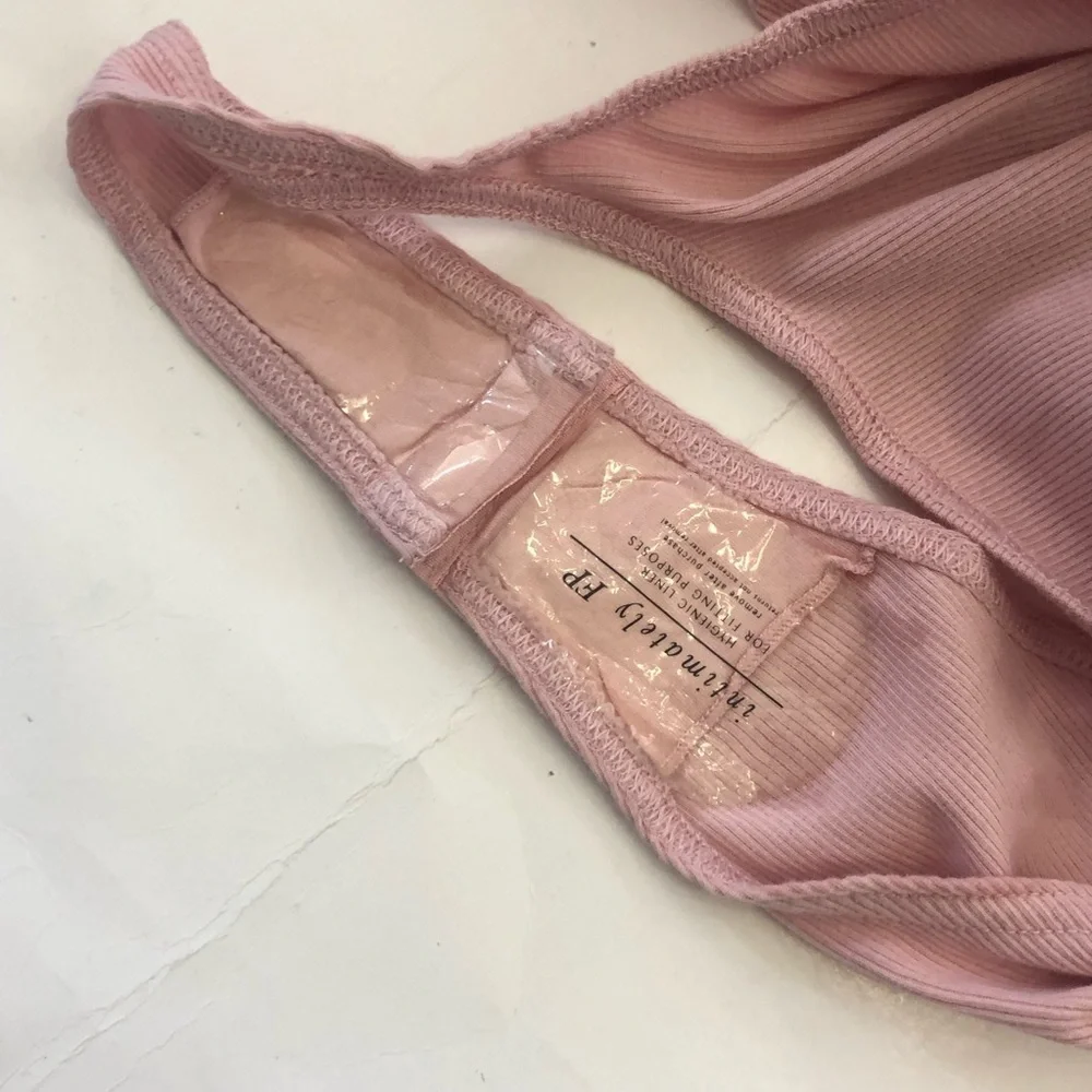 Free People Intimately FP Another Love Bodysuit in Silver Pink Size L - Picture 15 of 15